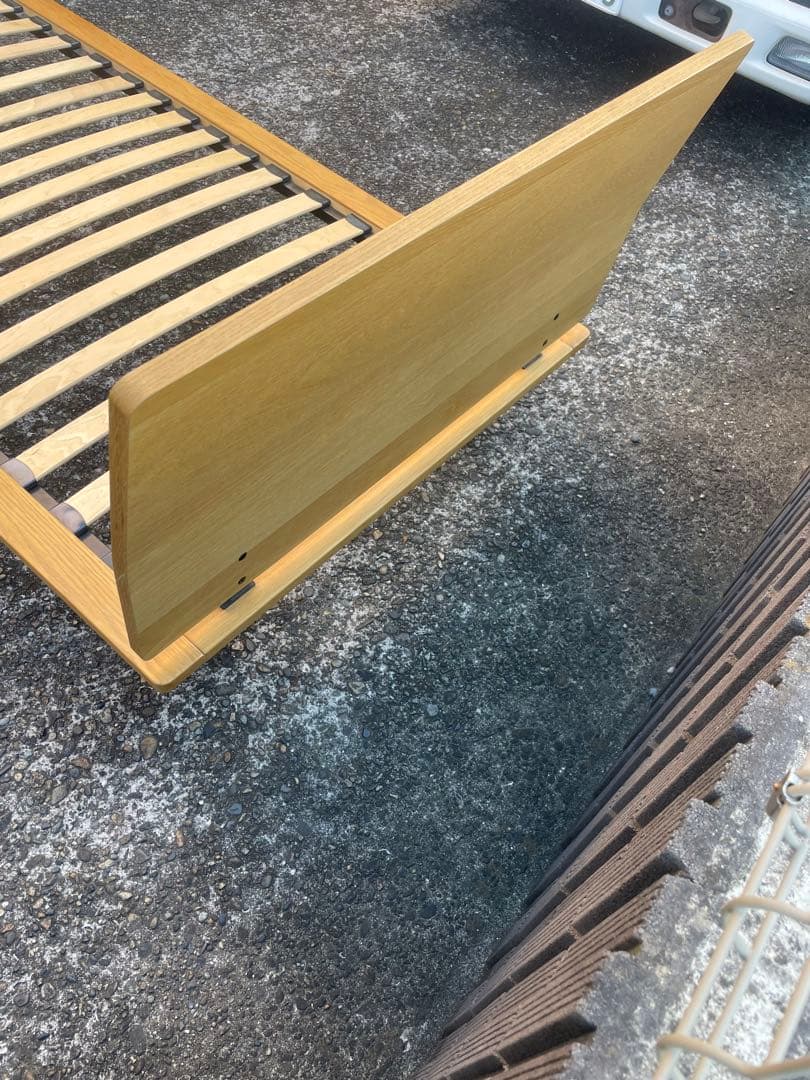 【引取限定】無印良品　ベッド　フレーム　マットレス　シングル　葛飾区