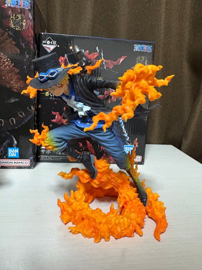 ワンピース 一番くじ 魂豪示像 ラストワン賞ゾロ B賞ティーチ A賞サボ