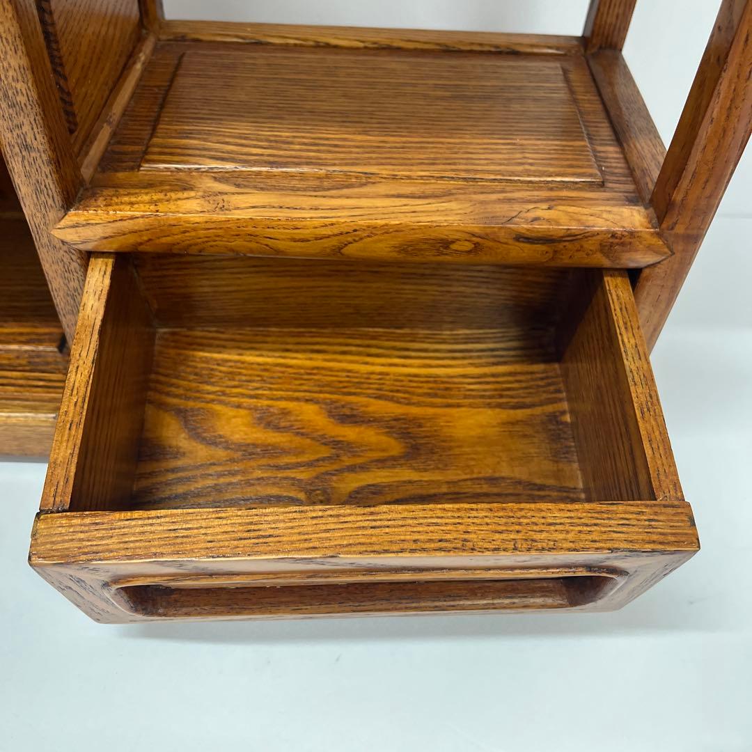 飾り棚 茶箪笥 茶道具 組木 工芸 骨董　木製　レトロ