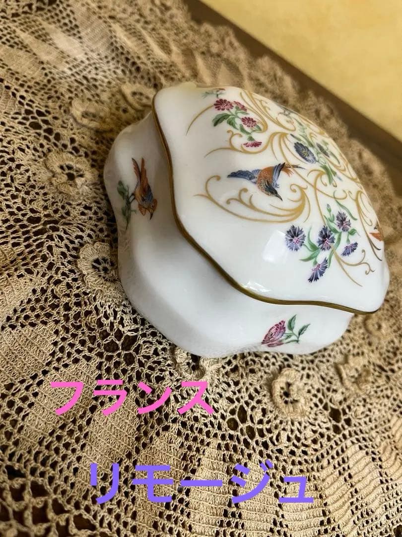 フランス リモージュ REUGEリュージュ オルゴール スイス製 ヴィンテージ