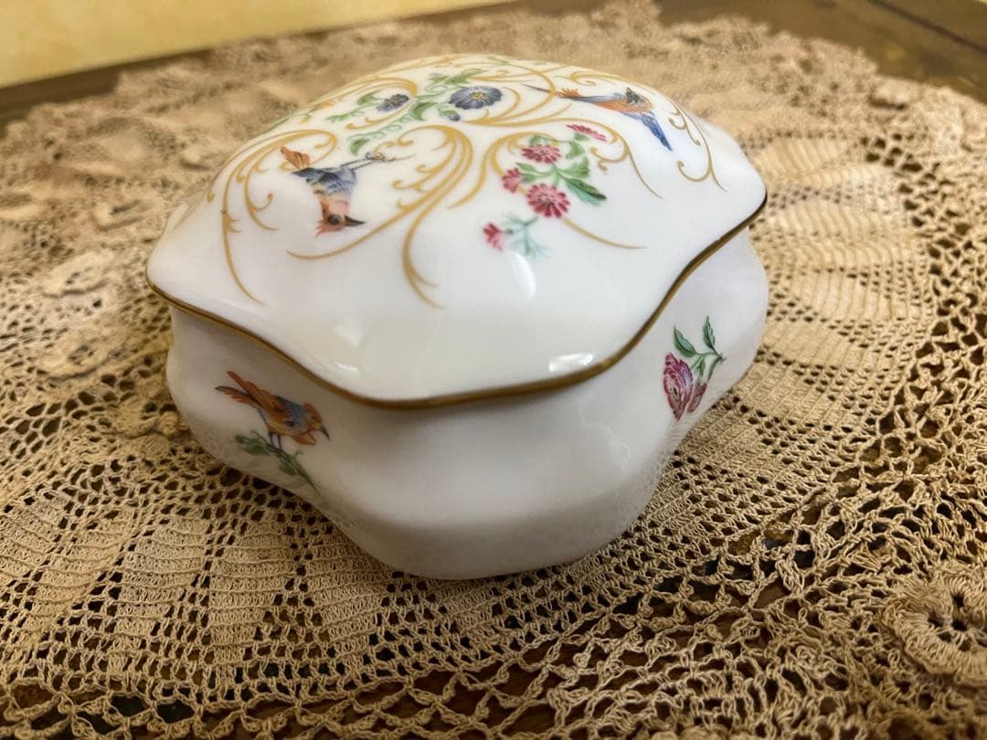 フランス リモージュ REUGEリュージュ オルゴール スイス製 ヴィンテージ