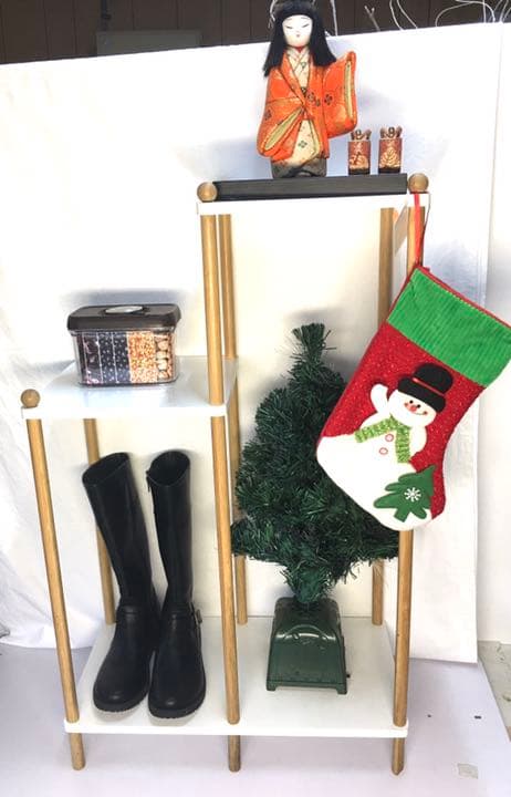 階段棚ランク　　未使用