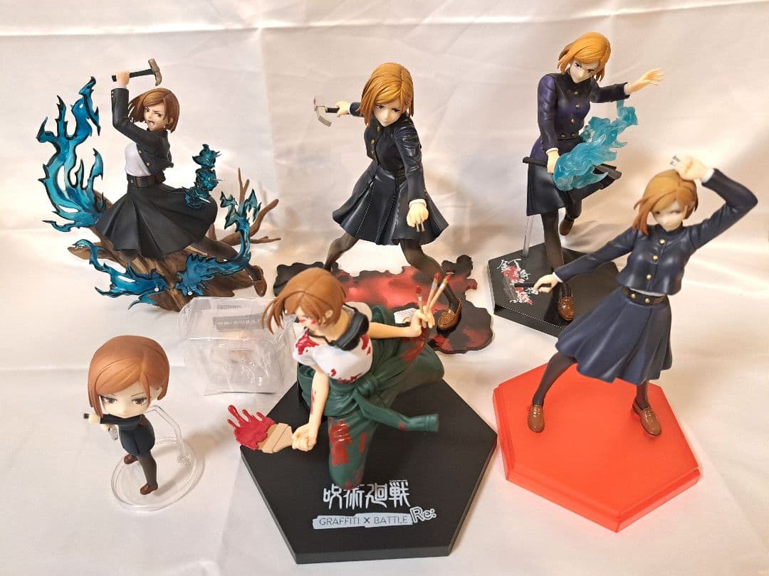 呪術廻戦 釘崎野薔薇フィギュアまとめ売り(コトブキヤ/フィギュアーツ他)計6個