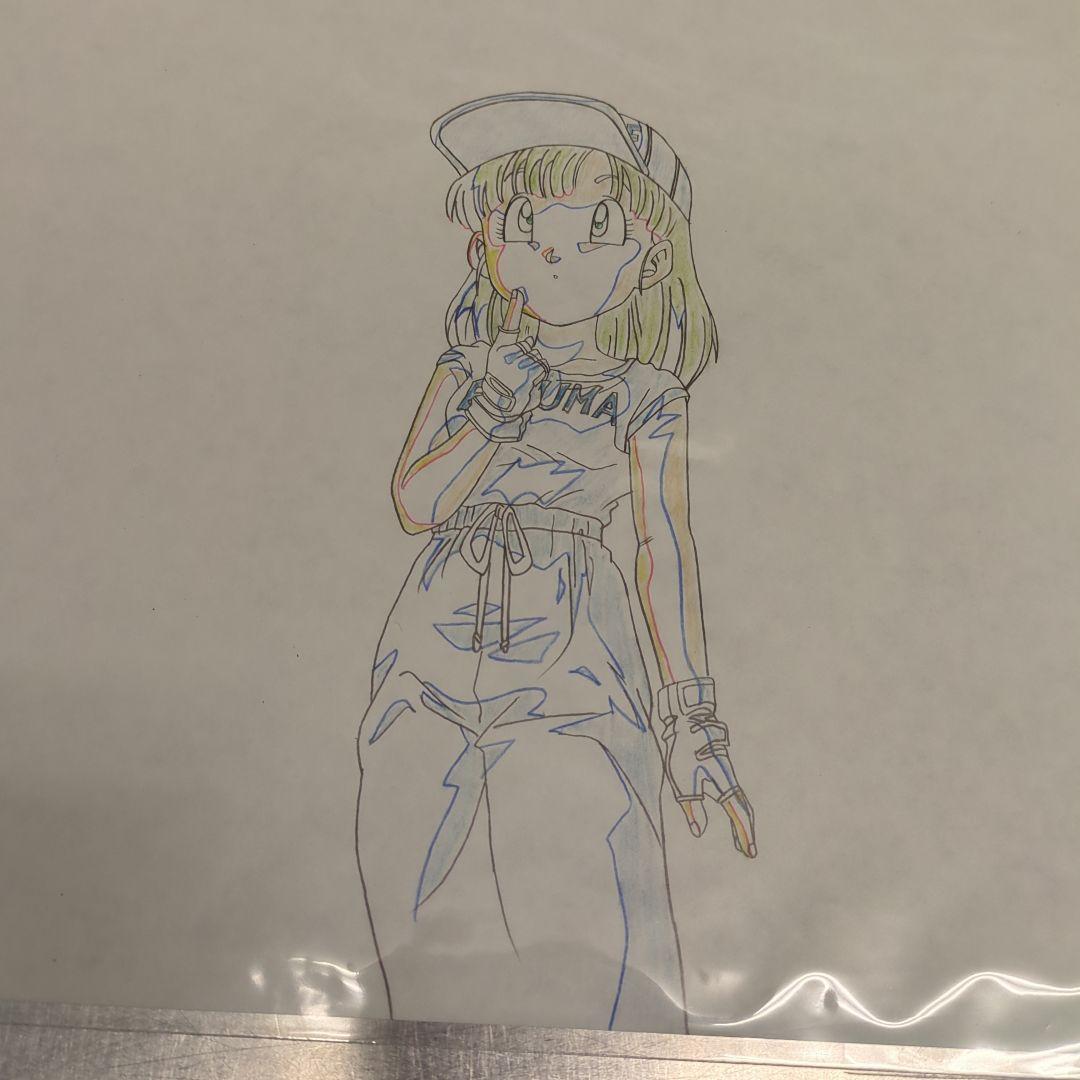 【貴重】【美品】ドラゴンボール『ブルマ』《原画・動画・レイアウト》鳥山明・東映