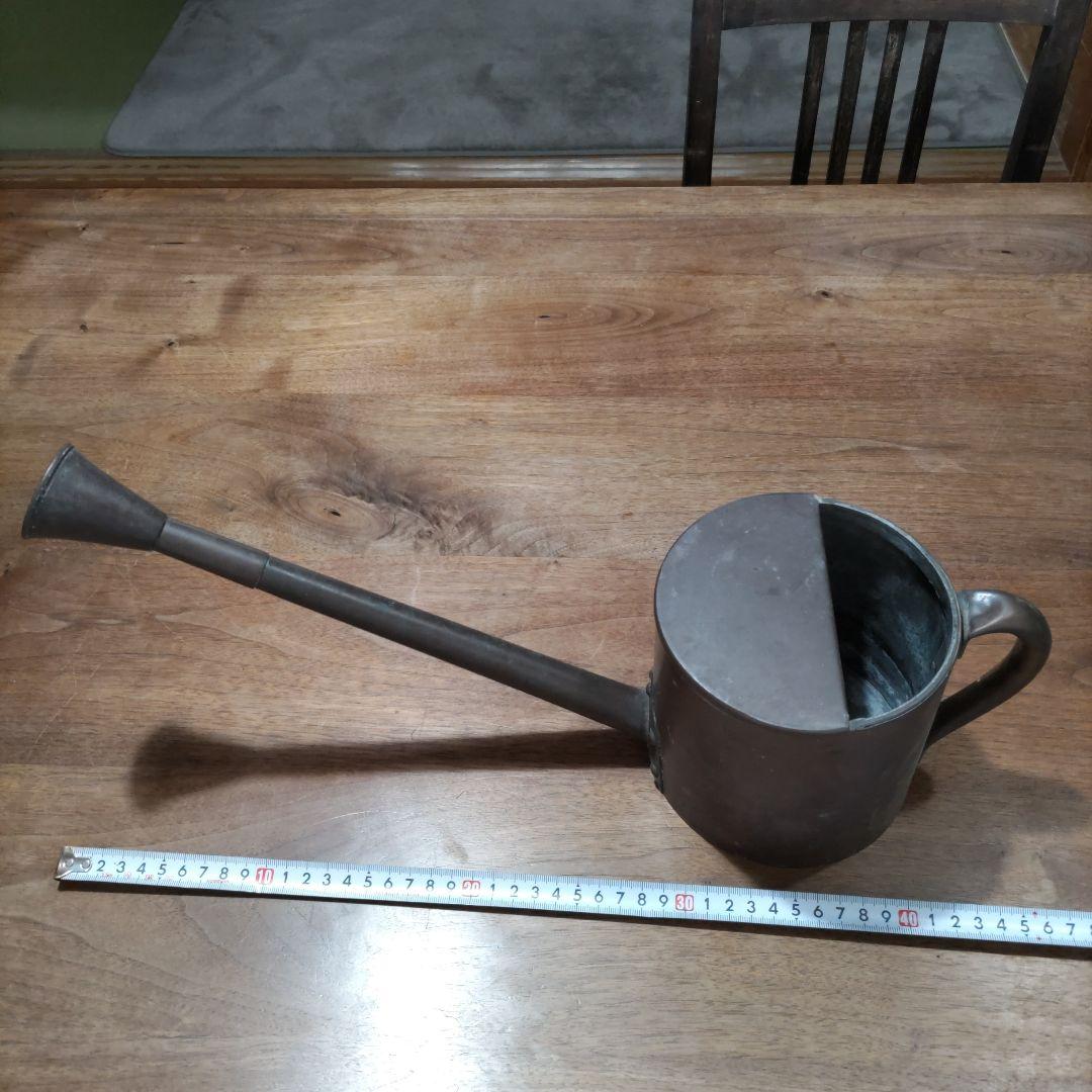 銅製じょうろ 古道具 アンティーク ジョウロ