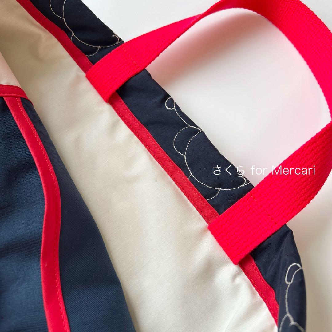 ピアニカケース くまさん刺繍キルトキルティングヌビ ハンドメイド男の子女の子