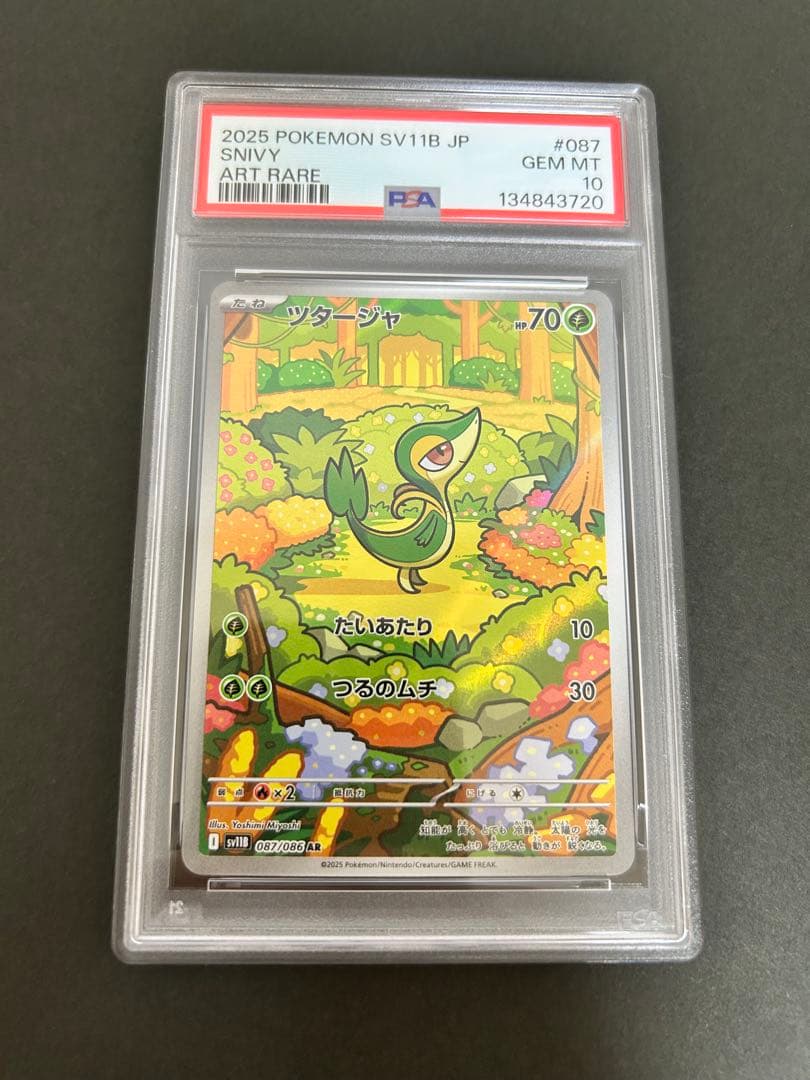 ポケモンカード ツタージャ、ジャノビー、ジャローダ PSA10 3連番