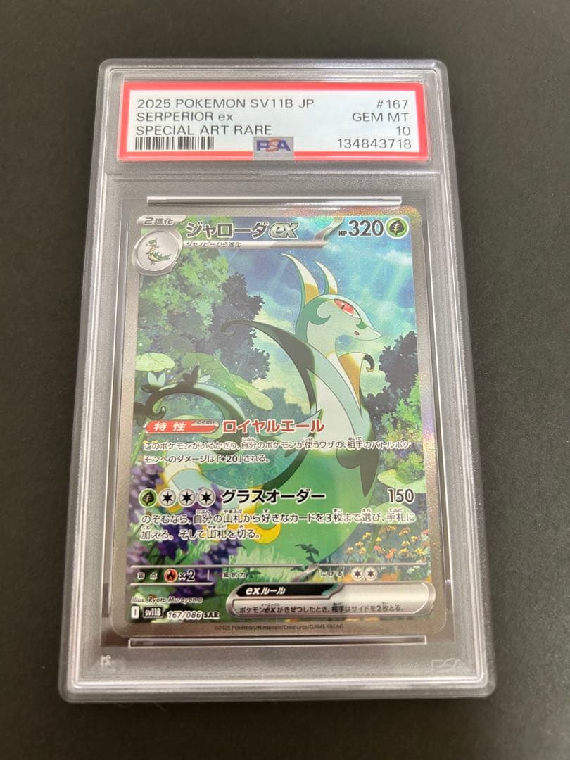 ポケモンカード ツタージャ、ジャノビー、ジャローダ PSA10 3連番