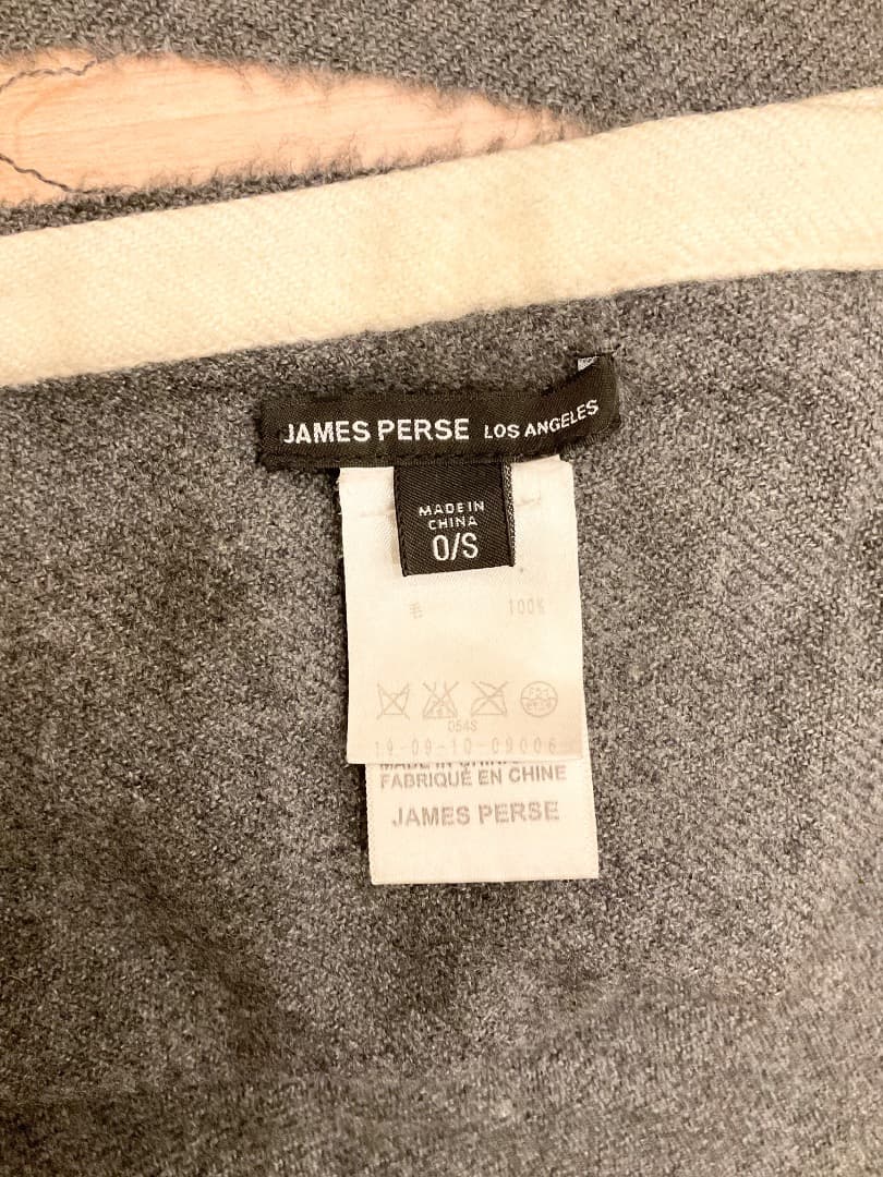 JAMES PERSEブランケットカシミヤ100％150cm×190cm破れ有り