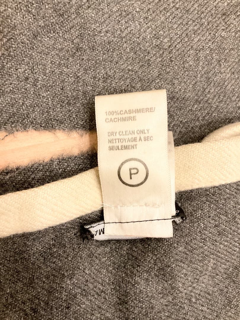 JAMES PERSEブランケットカシミヤ100％150cm×190cm破れ有り