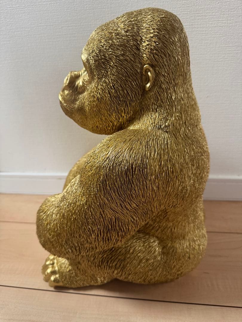 ゴールド ゴリラ オーナメント