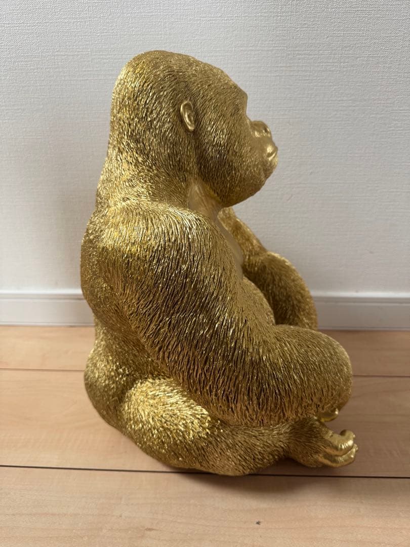 ゴールド ゴリラ オーナメント