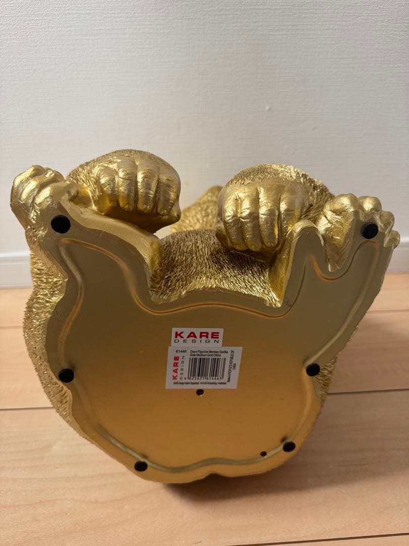 ゴールド ゴリラ オーナメント