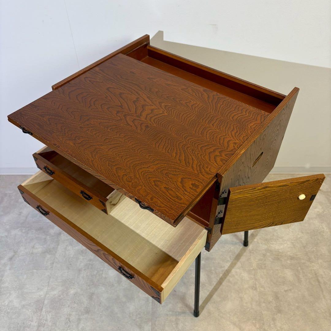 脚付和箪笥　小袖机　箪笥　リメイク家具　脚付棚　和家具　時代家具　和モダン