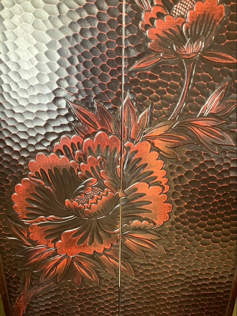 昭和レトロ鎌倉彫座鏡鏡台ドレッサー三面鏡化粧台