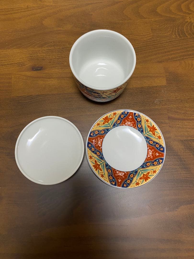 龍峰窯 蓋付き碗 蒸し碗 茶碗蒸し 龍峰 有田焼 伊万里焼 陶芸　5客セット