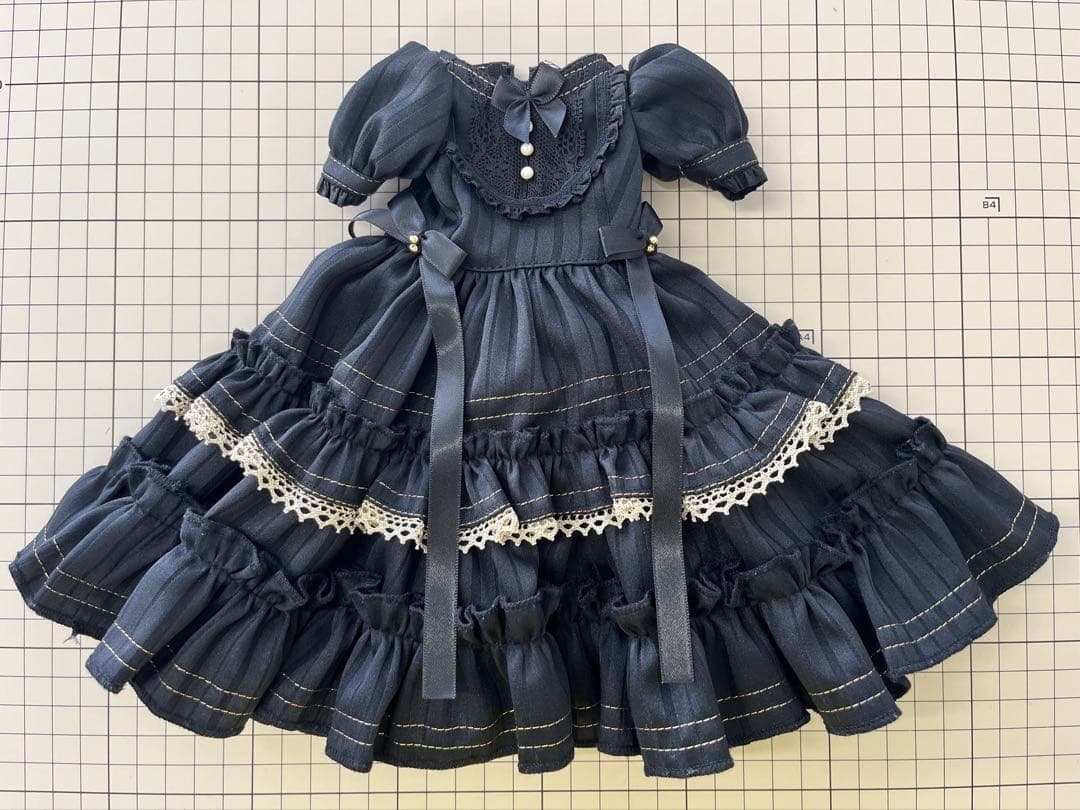 Dollロリータドレス 黒 40cm 1/4 MDD