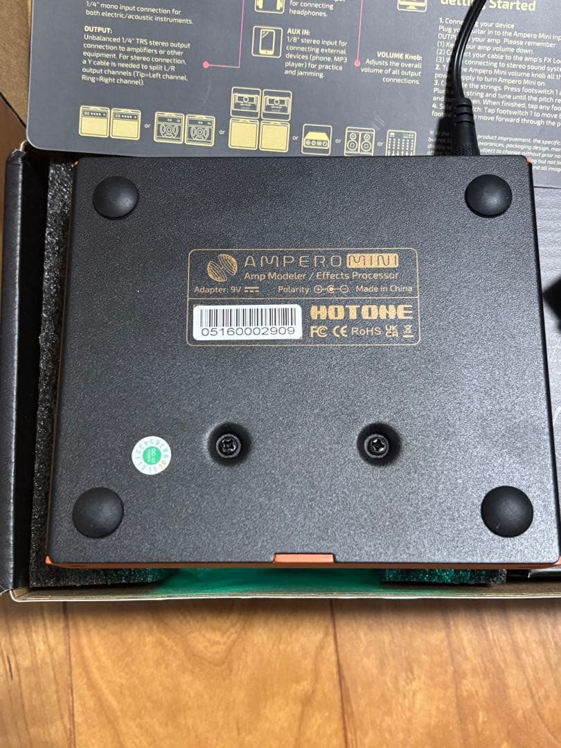 HOTONE ホットトーン/AMPERO MINI/アンペロアンプシミュレーター