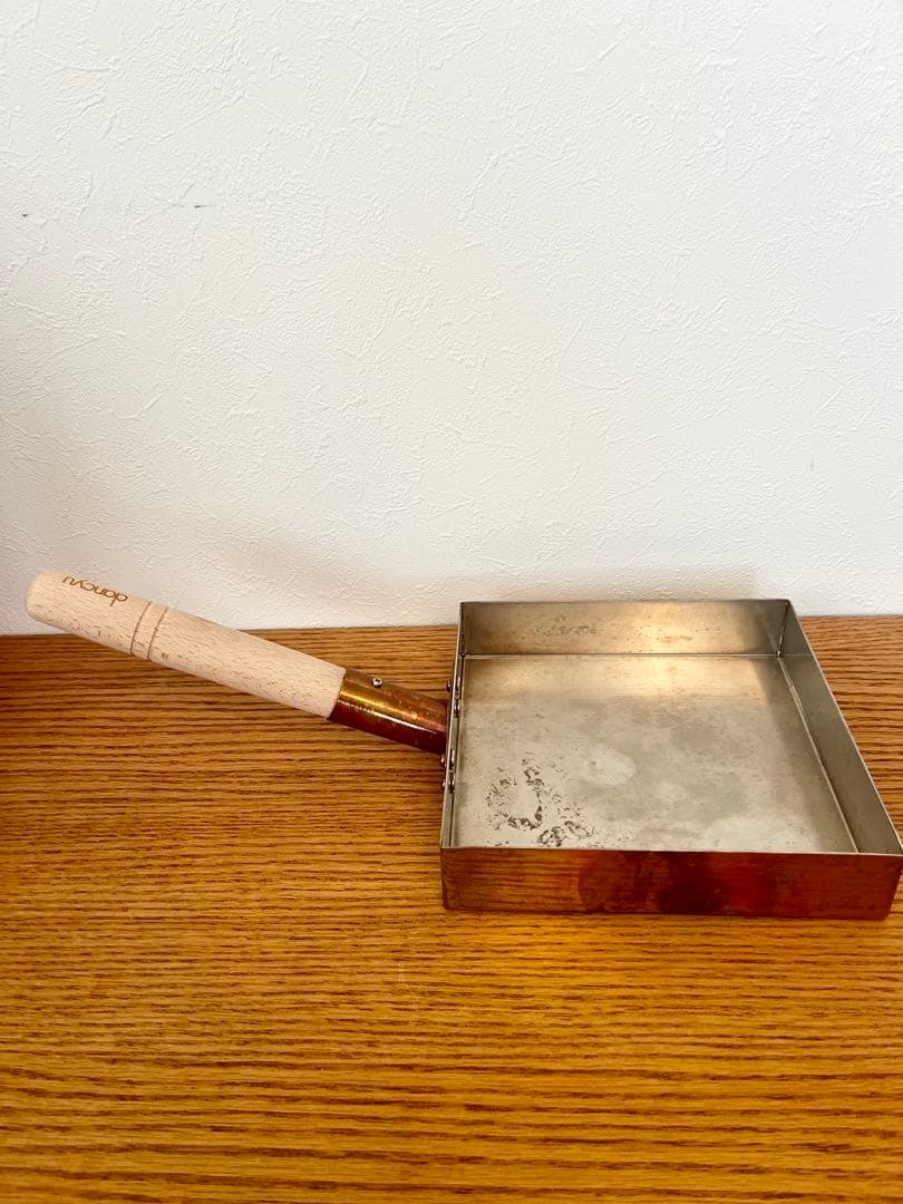 【dancyu（ダンチュウ）】純銅玉子焼 18×18cm（木蓋付）