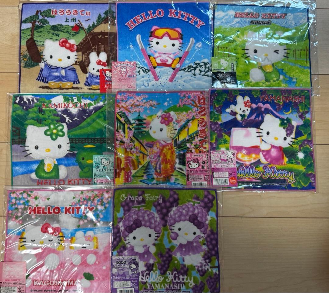 ご当地キティ プチタオル 37種類 セット 激レア品