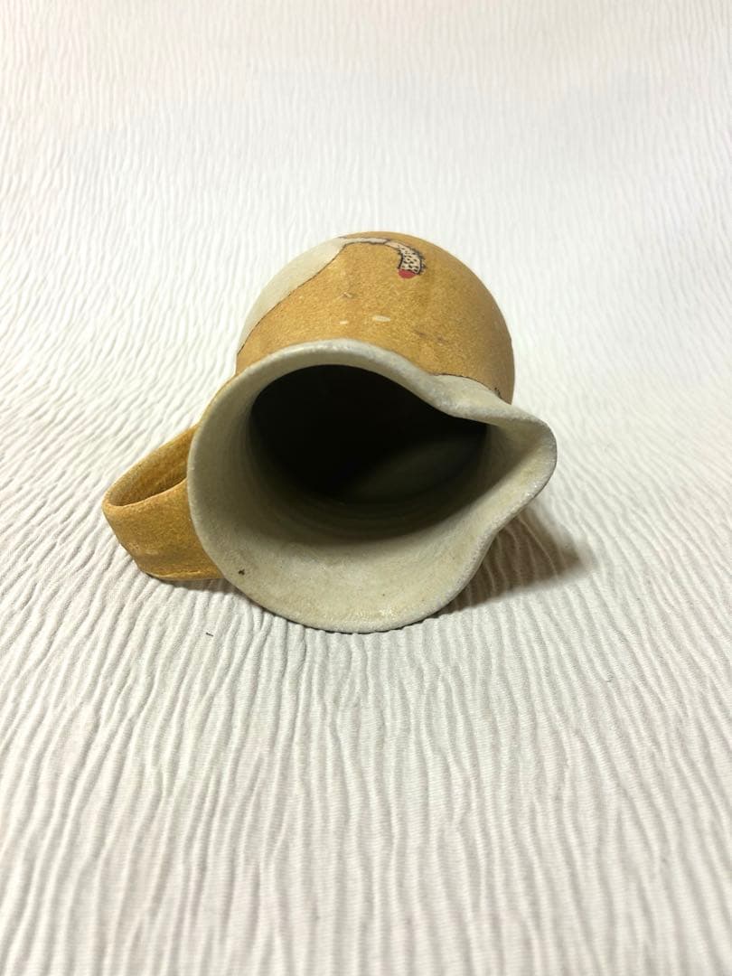 小泊良さん　ピッチャー ネコの紋様　やちむん