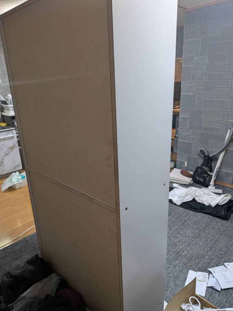 LED照明付きガラスケース 2段 ホワイト