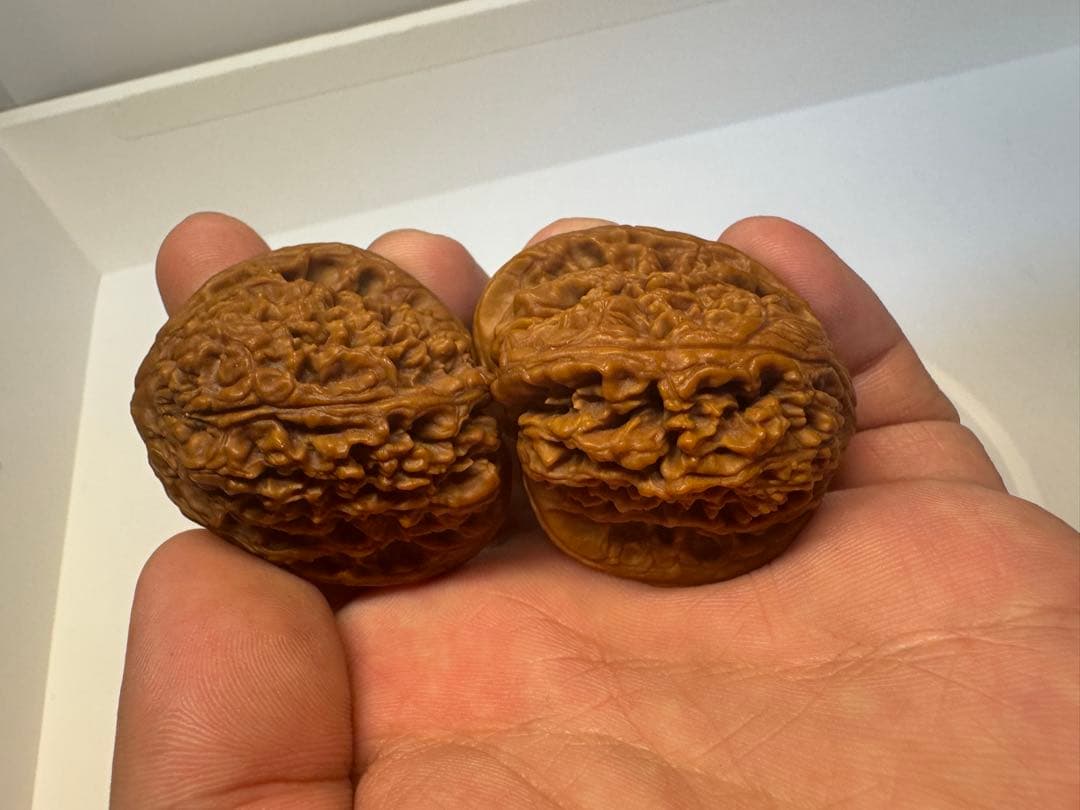 希少文玩核桃 南疆石天使の翼
