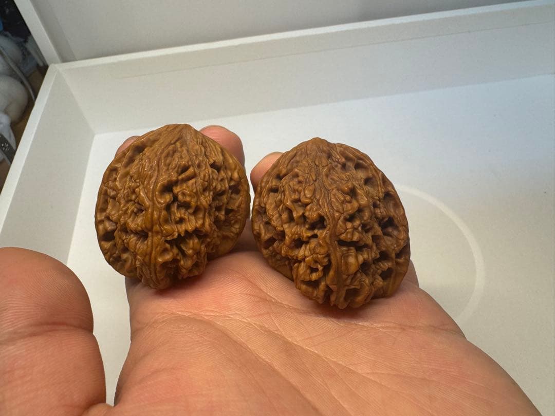 希少文玩核桃 南疆石天使の翼