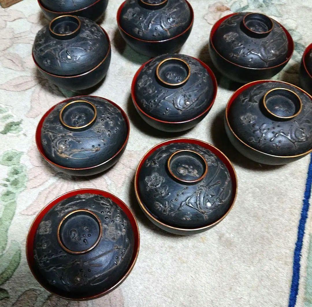 蓋付きお吸い物椀10客