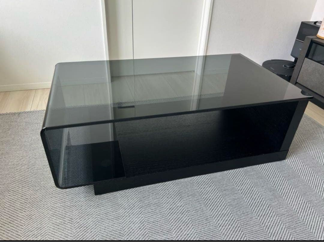 希少✨黒のモダンセンターテーブル