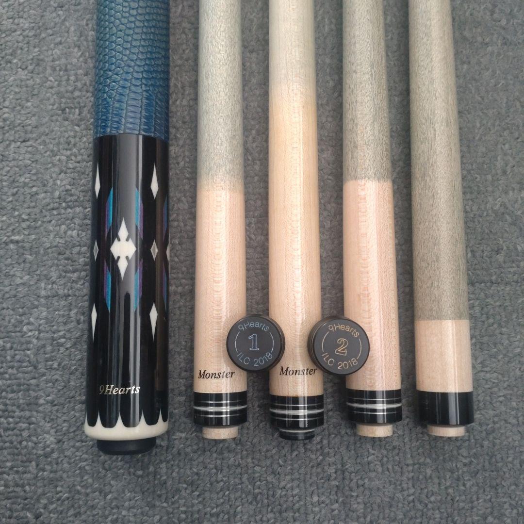9Hearts　ナインハーツ　ビリヤード　カスタムキュー　4シャフト