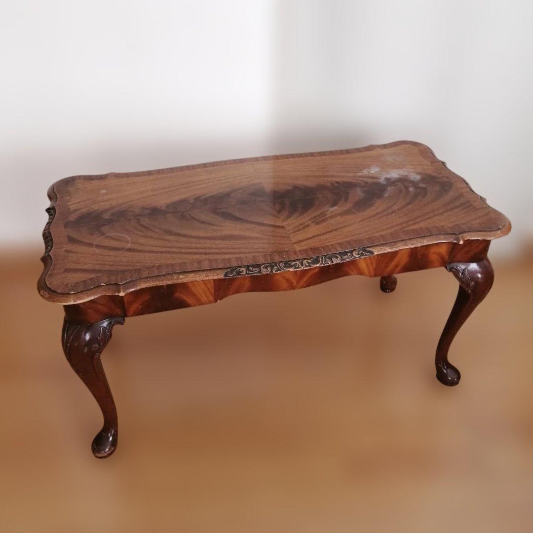 猫脚 アンティーク ヴィンテージ コーヒーテーブル ローテーブル 座卓