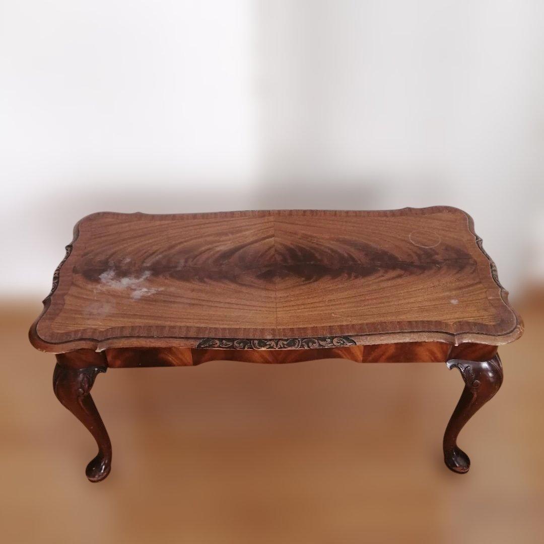 猫脚 アンティーク ヴィンテージ コーヒーテーブル ローテーブル 座卓