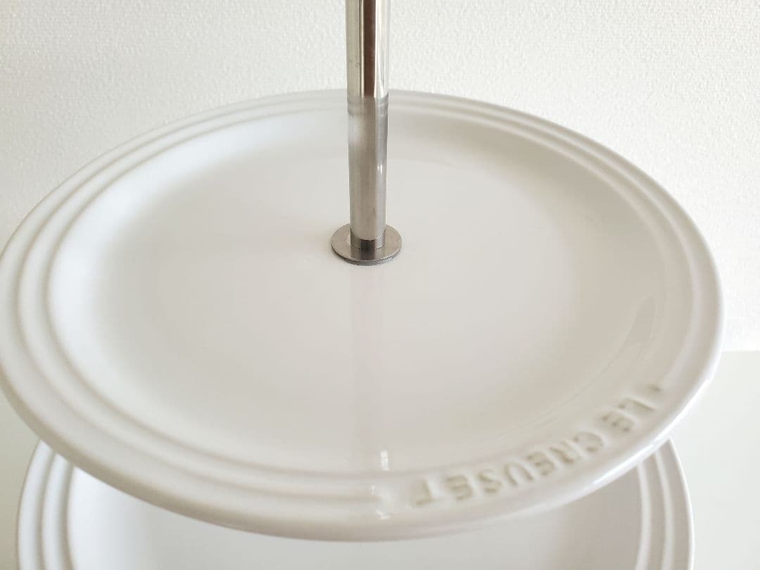 【希少】LE CREUSET アフタヌーンティースタンド 3段　ルクルーゼ
