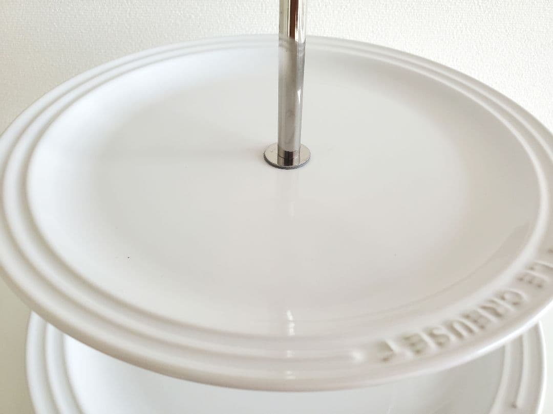 【希少】LE CREUSET アフタヌーンティースタンド 3段　ルクルーゼ