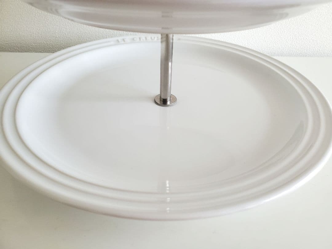 【希少】LE CREUSET アフタヌーンティースタンド 3段　ルクルーゼ