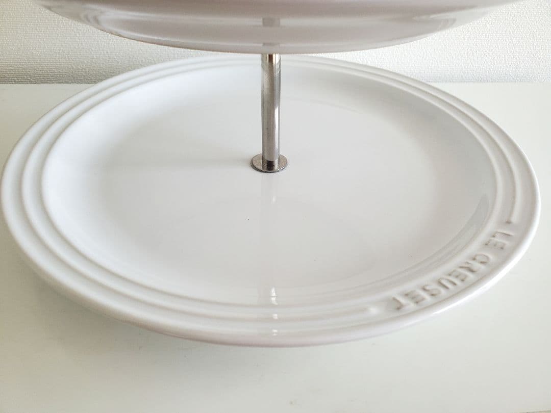 【希少】LE CREUSET アフタヌーンティースタンド 3段　ルクルーゼ