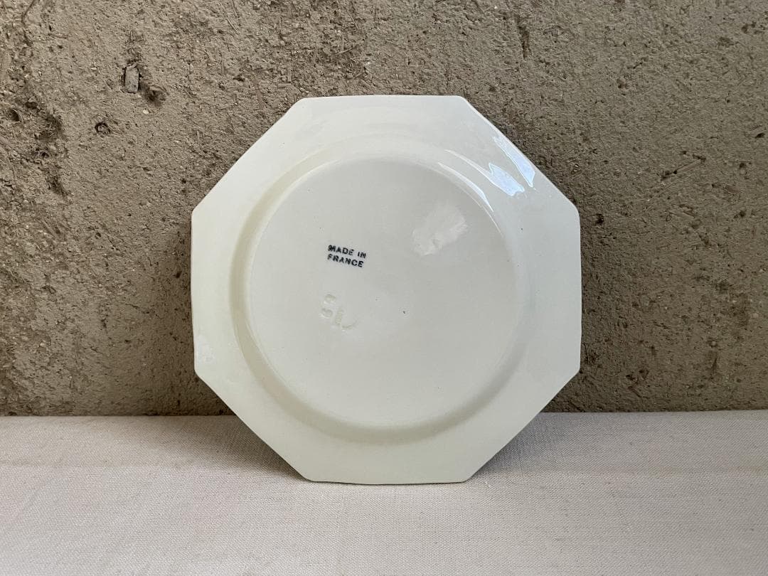 クレイユ モントロー 　オクトゴナル プレート18cm N-927