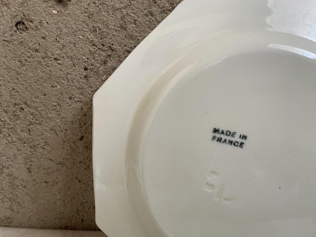 クレイユ モントロー 　オクトゴナル プレート18cm N-927