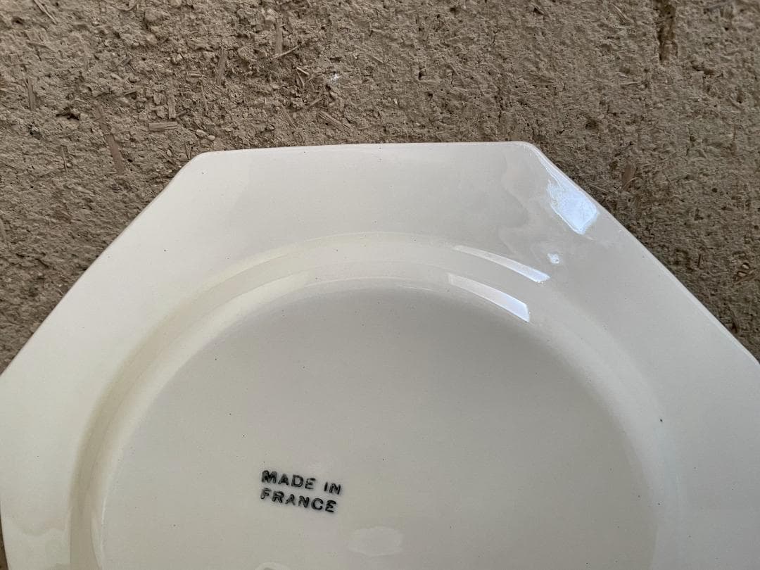 クレイユ モントロー 　オクトゴナル プレート18cm N-927