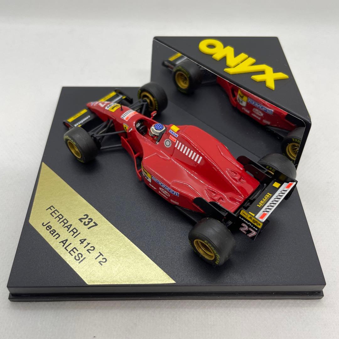 F1ミニカー ONYX オニキス 1/43 フェラーリ 412T2 アレジ - メルカリ