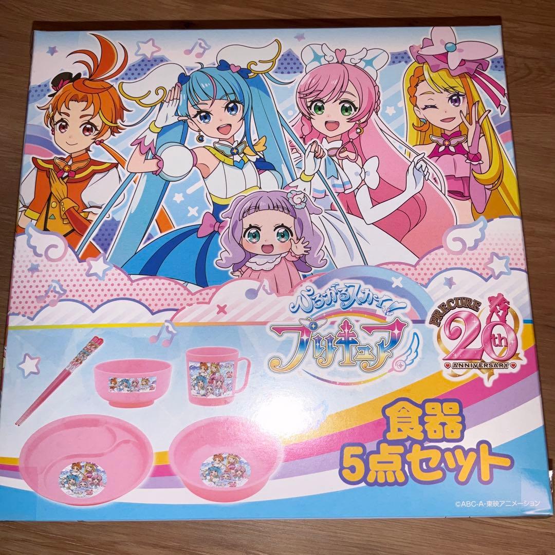 ひろがるスカイプリキュア 食器5点セット ランチ皿、ラーメン鉢、お椀