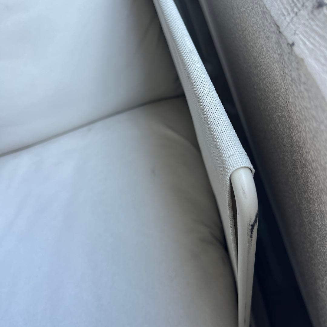 IKEA HAVSTEN ハーヴステン アームチェア 屋外用, ベージュ