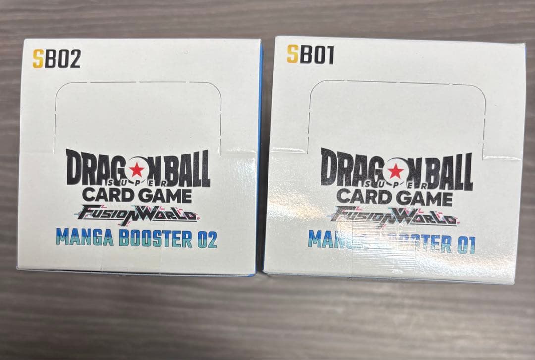 テープ付き　マンガブースター 01 02 フュージョンワールド BOX セット