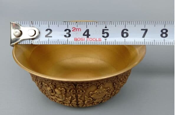 宝縁斎古玩店骨董古玩収蔵擬古黄銅純銅暗八仙器小碗老品老品