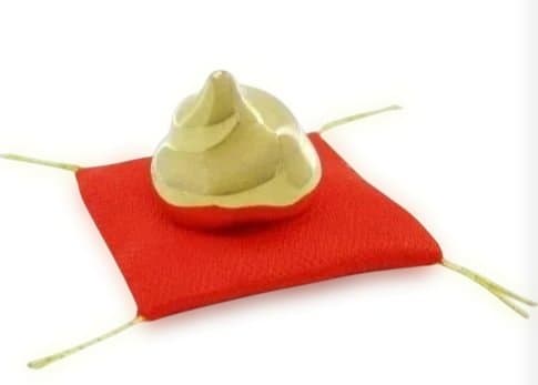 【金運到来】招福縁起 金のうんこ 金置き物 金運アップ　　３５個セット！！！