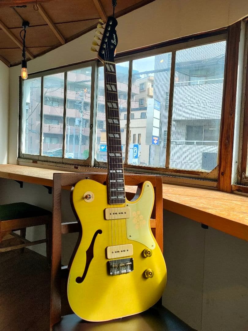 bruno guitars tn−295 goldtop