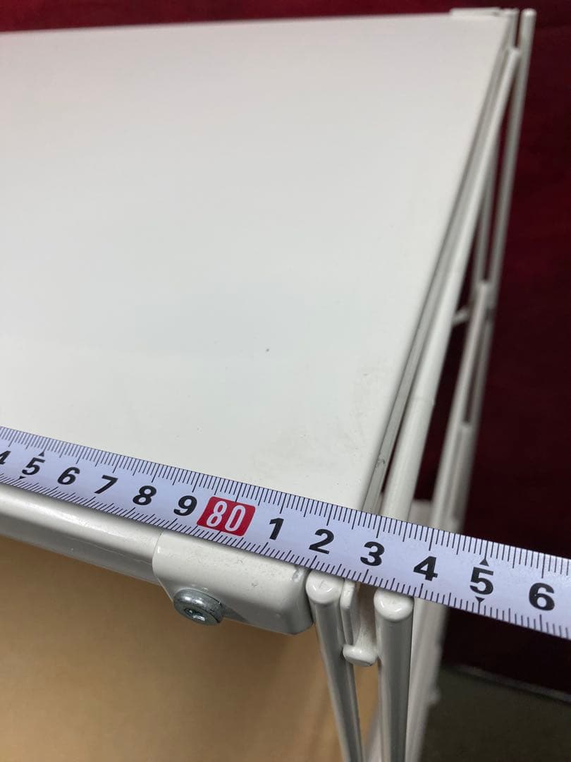 ✨大人気✨無印良品　スチールユニットシェルフ中ワイド　帆布バスケット2個付