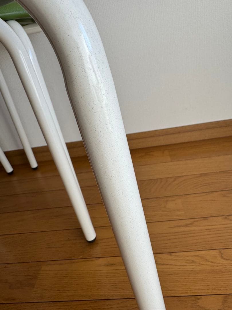 ホウトク　丸椅子　グリーン4脚セット