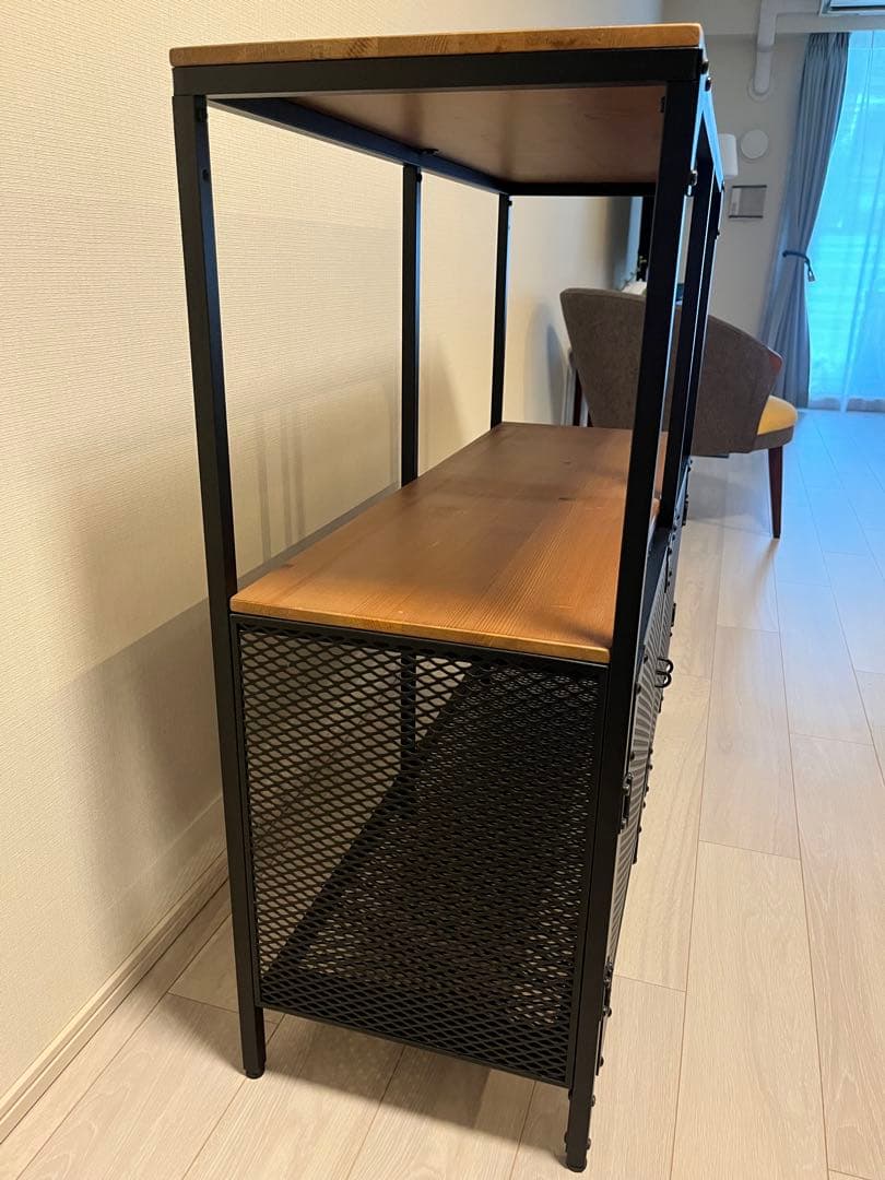 ＩＫＥＡ/イケア FJALLBO シェルフユニット100x95 cm ブラック